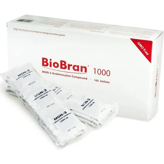 BioBran 1000 MGN-3 Arabinoxylan-Verbindung, 105 Beutel