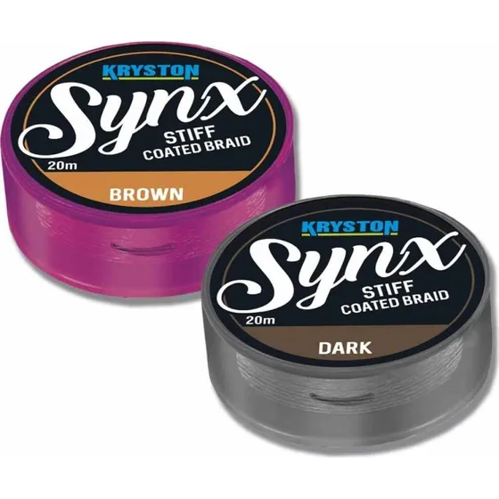 Kryston SYNX Dark Silt Vorfachmaterial 20 lbs