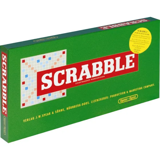 Piatnik Scrabble Jubiläumsausgabe mit Holzsteinen