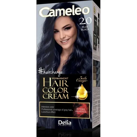 DELIA CAMELEO Omega II 2.0 Haarfärbemittel Blau Schwarz