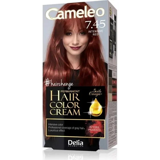 DELIA CAMELEO Omega II 7.45 Intensives Rot Haarfärbemittel