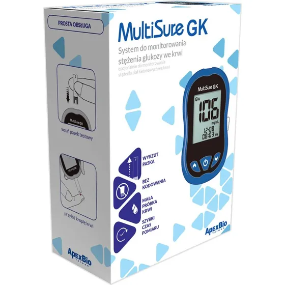Apex Bio MultiSure GK Blutzucker- und Ketonmesssystem