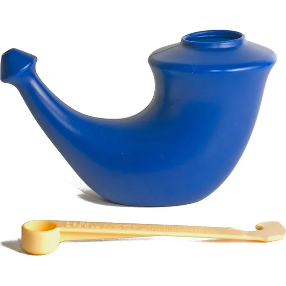Rhino Horn Nasenspülkanne, Blau, 1 Stück