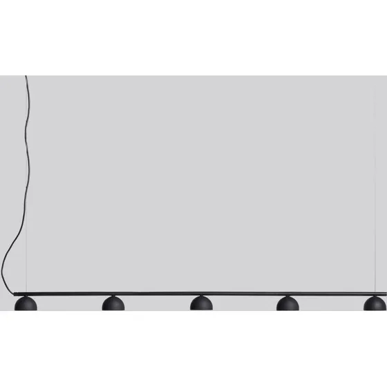 Northern Blush LED-Hängeleuchte, 5-flg., Schwarz