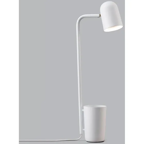 Northern Buddy Tischleuchte Weiß - Design-Schreibtischlampe mit Stifthalter