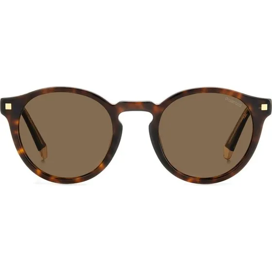 Polaroid PLD 4150/S/X Sonnenbrille Herren Havanna Rund Polarisiert