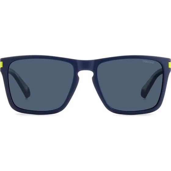 Polaroid PLD 2139/S Sonnenbrille - Blau, Quadratisch, Polarisiert