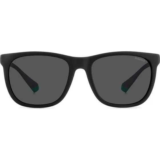 Polaroid PLD 2140/S Sonnenbrille – Quadratisch, Schwarz/Grau, Polarisiert