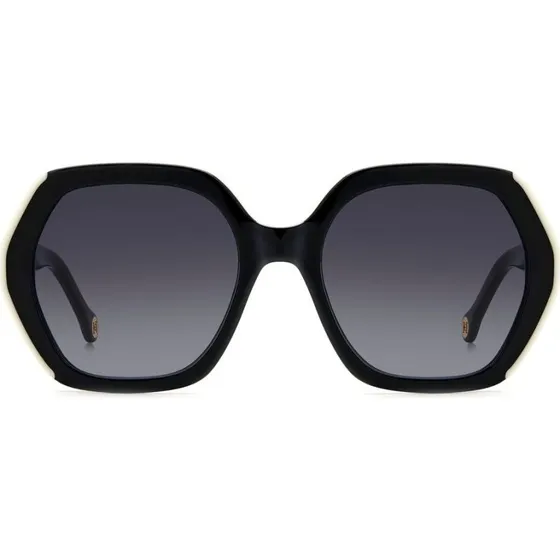 Carolina Herrera HER 0181/S Sonnenbrille Damen Schwarz Rechteckig