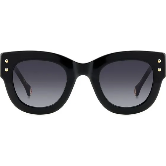 Carolina Herrera HER 0222/S Sonnenbrille Damen Schwarz Quadratisch