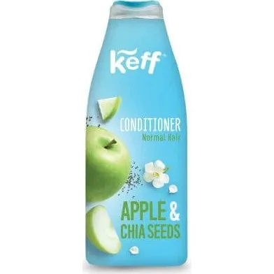 Keff Pflegespülung Apfel & Chia-Samen, 500 ml, für normales Haar