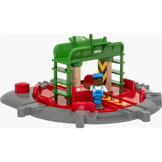 Brio 33476 Lok-Drehscheibe mit Kontrollbrücke für BRIO World