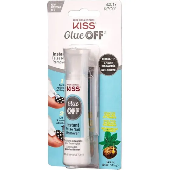 Kiss Glue Off – Professionelle Lösung zur Nagelentfernung, 13,5 ml