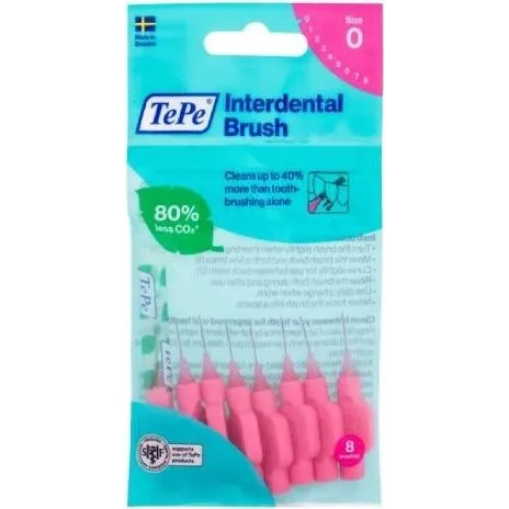 TEPE Interdentalbürsten Intermediate 0,4mm Fuchsia (8 Stück)