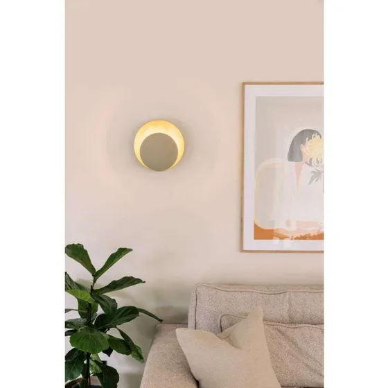 Globen Lighting Orbit Wandleuchte Beige, Ø 30 cm