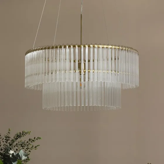 Globen Lighting Hängeleuchte HOOK 60, Glas, transparent