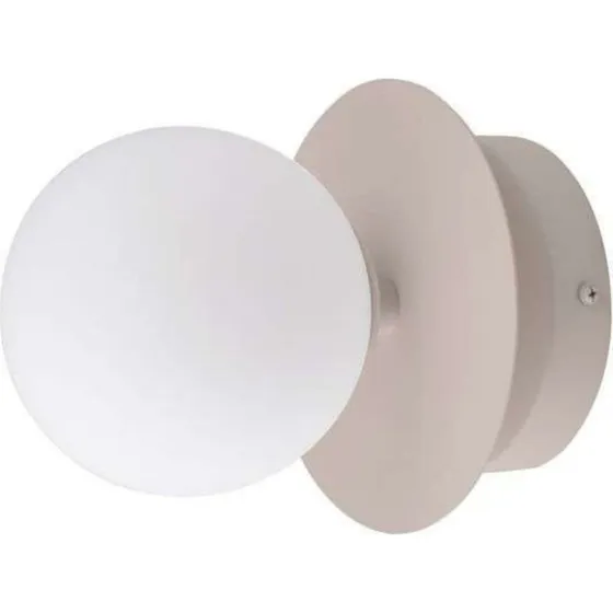 Globen Lighting Art Deco Wand- & Deckenleuchte, IP44, Beige/Weiß