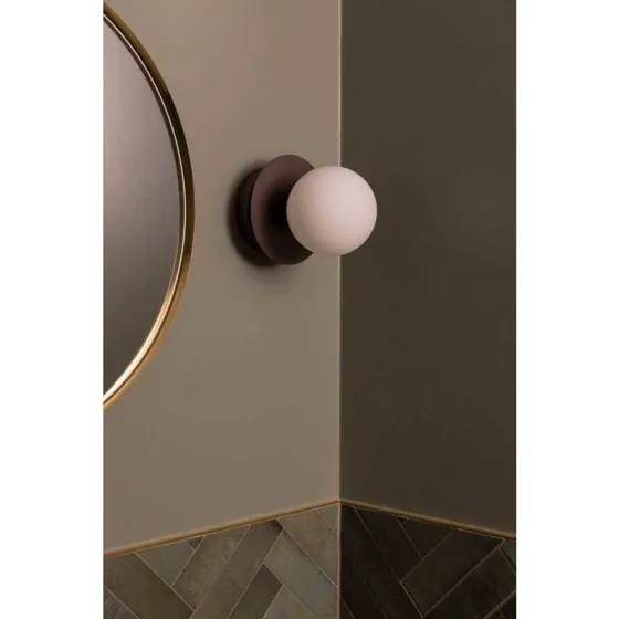Globen Lighting Art Deco Wand- & Deckenleuchte, Bronze/Weiß, IP44
