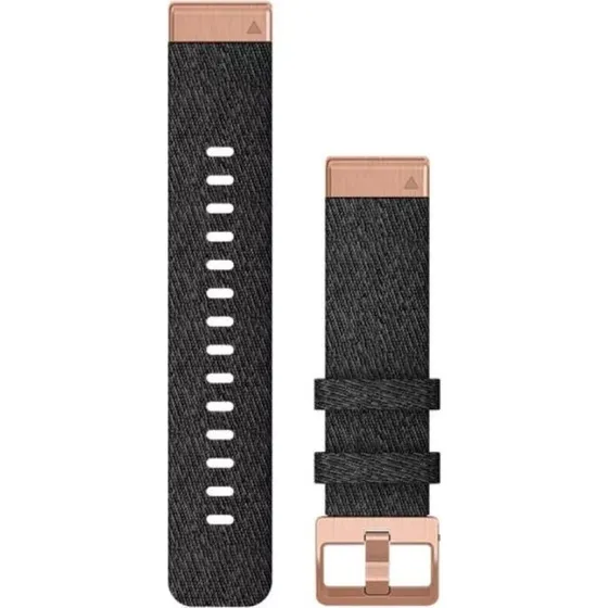 Garmin QuickFit 20 Nylon Armband für Fenix - Schwarz