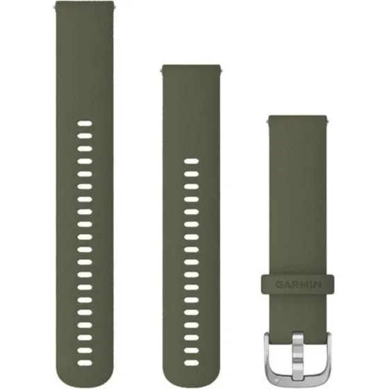 Garmin Silikonarmband 20 mm Quick Release - Moss Green