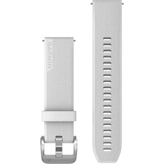 Garmin Quick Release 20 mm Silikonarmband - Weiß