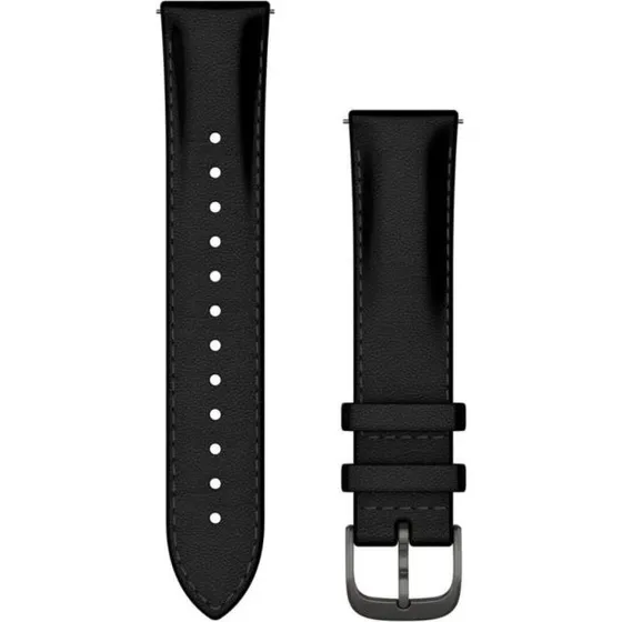 Garmin Lederarmband 20 mm Schwarz - Quick Release