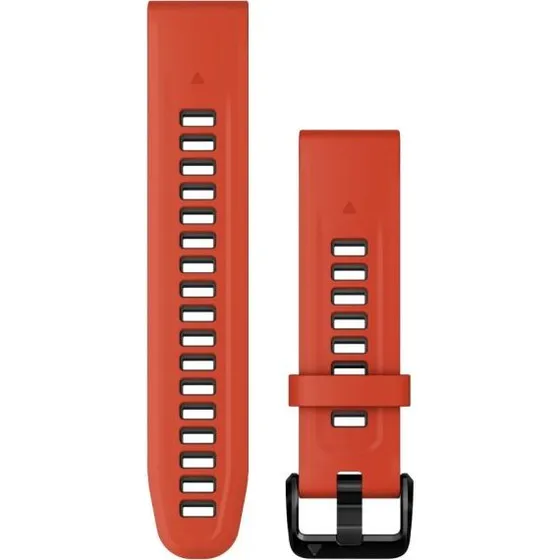 Garmin QuickFit® 20 Silikonarmband, Rot, Einheitsgröße