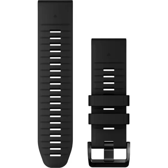 QuickFit® Silikonarmband für Garmin (26 mm) - Schwarz