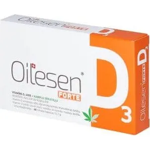Holistic One Oilesen Forte Vitamin D3, 4000 IU, 60 Kapseln