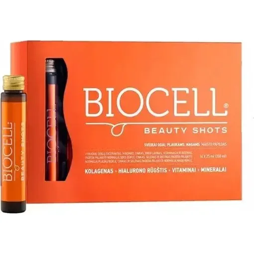 Kerabione Biocell Beauty Shots Kollagen & Hyaluronsäure 14 x 25ml