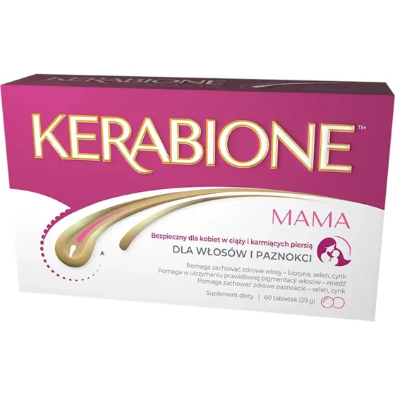 Kerabione Mama Nahrungsergänzungsmittel für Haare & Nägel, 60 Tabletten