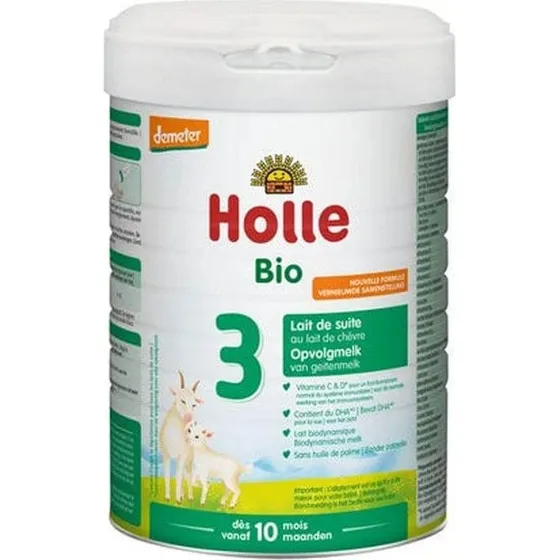 Holle Pural Bio Ziegenmilch Folgemilch 3, ab 10 Monaten, 800g