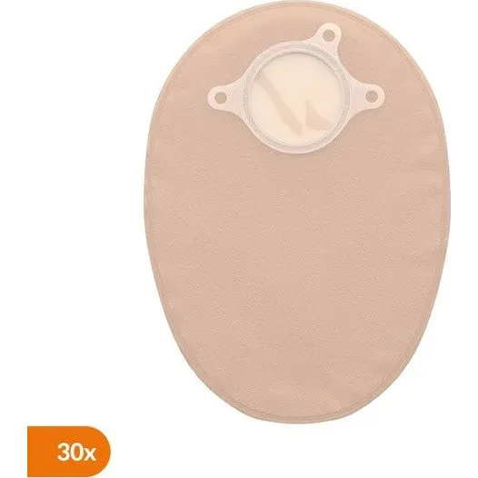 Natura+ Geschlossener Stomabeutel mit Filter, 70 mm, Beige, 30 Stk.