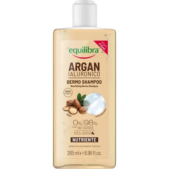 Equilibra Argan Shampoo, schützend für schwaches Haar, 265 ml