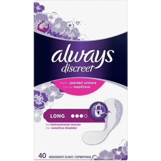 Always Discreet Liner Large, 40 Stück