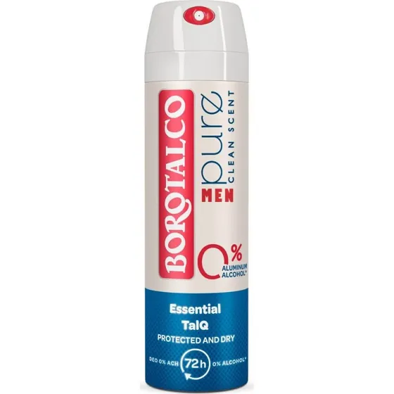 Borotalco Men Pure Clean Scent Deo-Spray, 150 ml