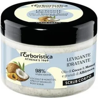 L'Erboristica Peeling Kokosnussöl mit Mango & Aprikose, 200 ml