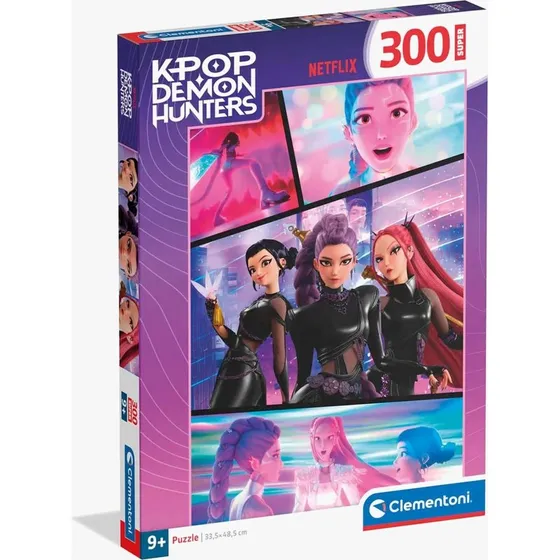 Clementoni K-Pop Demon Hunters Puzzle - 300 XXL Teile