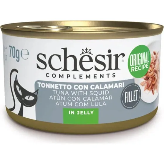 Schesir Complementary In Jelly Thunfisch & Tintenfisch Katzen-Nassfutter 70g