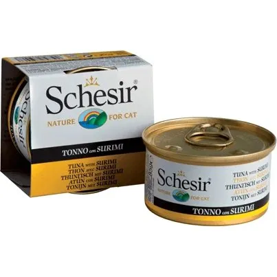 Schesir Cat Thunfisch und Surimi Nassfutter 85 g