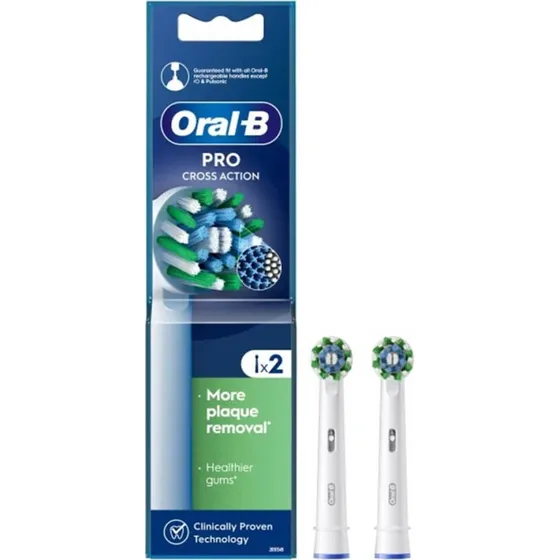 Oral B Pro Cross Action Ersatzbürsten, 2er-Pack