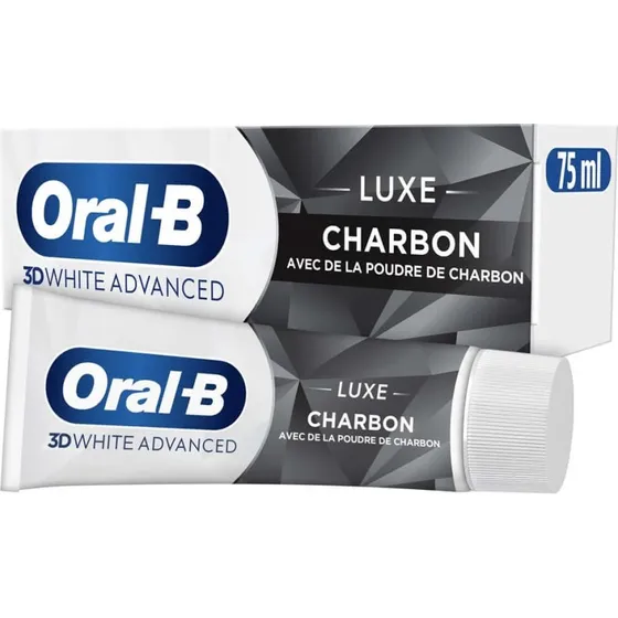 Oral-B 3D White Advanced Zahnpasta Luxe Holzkohle 75ml