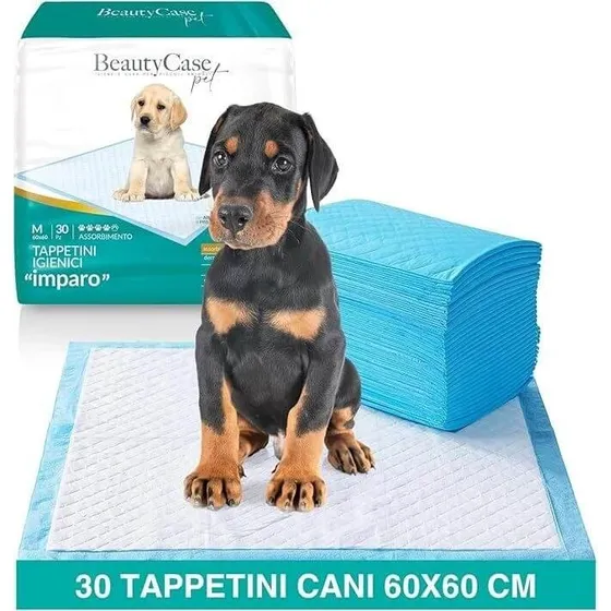 BeautyCase® Pet Absorbent Mats Hygieneunterlagen M (60x60), 30 Stk.
