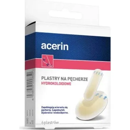 Acerin Hydrokolloid Blasenpflaster, 6 Stück