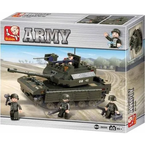 Sluban ARMY M38-B6500 Panzer II Bausatz mit 312 Klemmbausteinen