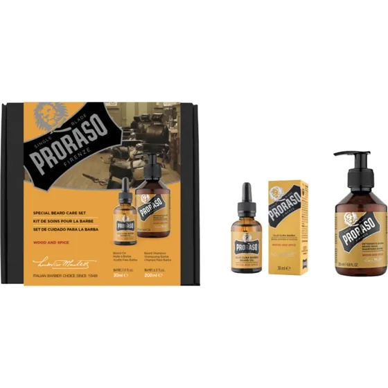 Proraso Wood & Spice Bartpflege-Duo Set