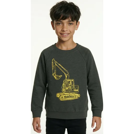 Name It Jungen Sweatshirt mit Bagger-Print