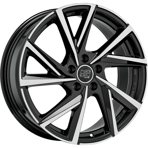 MSW 80/5 Felge 17 Zoll Gloss Black/Polished 5x114.3 ET35