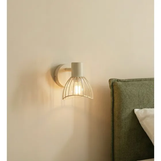 Lindby Deckenleuchte Piena Beige, Metall, Ø 93 cm