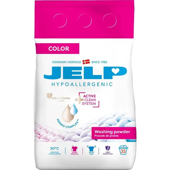Jelp Hypoallergenic Color Waschpulver, 2,1 kg